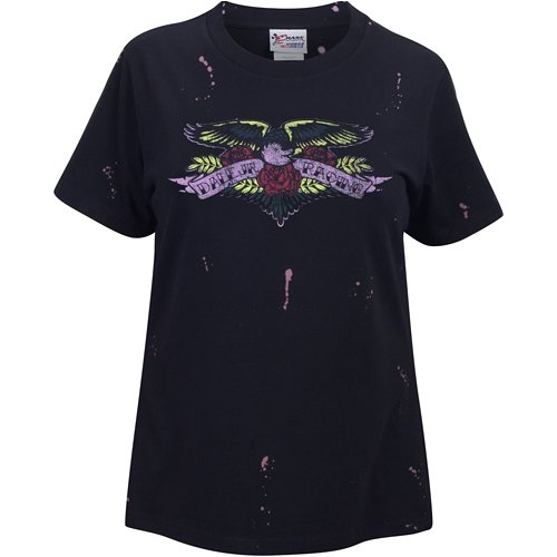Buy Chase Authentics Dale Earnhardt, Jr. Tattoo Splatter Ladies Tee by Chase Authentics