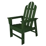 Polywood Outdoor Furniture Long Island Dining Chair, Green - Recycled Plastic Materials - B002HHKHSE
