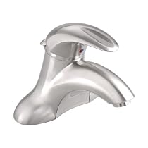 American Standard 7385.000.295 Reliant 3 Single Control Centerset Faucet with Metal Lever Handle, Satin Nickel
