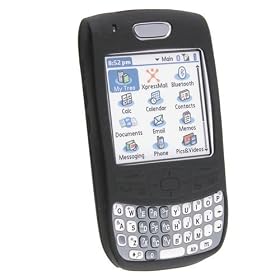 Silicone Case for Palm Treo 680, 755p, and 750w Smartphones Cellphone Skin - Color Black