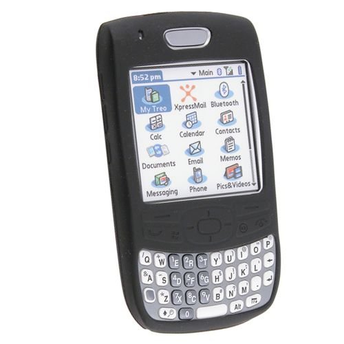 Silicone Skin Case for Treo 680 / 750 / 750w / 755P , Black