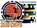 Custom Poker Chips: Put your image, Promotional Logo, or Design on a chip - 2,000 Full Color 11.5 gram poker chips