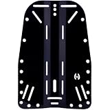 Hollis Aluminum Backplate, Black
