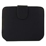 Skque Garmin 3.5 inch Leather Black Case