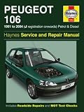 Haynes Workshop Manual Peugeot 106, 91 to 04 Petrol & Diesel