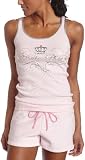 Baby Phat Women's 2Pc Tank Minky Short Set,Pink,Medium