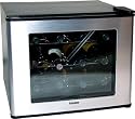 Haier HVT12ABS 12-Bottle-Capacity Table-Top Wine Cellar, Black with Silver Trim
