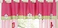 Pink and Green Flower Collection Window Valance by Sweet Jojo Designs
