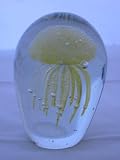 Glass Jellyfish Paperweight 4.25 Yellow Color Jelly Fish Paper Weight 41yvBzKttmL. SL160 Glass Jellyfish Paperweight 4.25 Yellow Color Jelly Fish Paper Weight