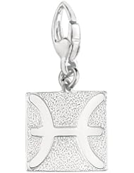 Sterling Silver PISCES Charm