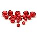 Bulk Buy: Darice DIY Crafts Jingle Bells Red Assorted Sizes 19 pieces (3-Pack) 1099-94