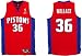 Detroit Pistons Red Swingman Alternate Jersey - Rasheed Wallace - 3XL