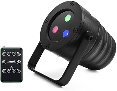 Laser Christmas Light, Arotek Moving RGB Laser Light Project IP65 Waterproof Outdoor for Party Landscape Garden Wall Tree Decoration, Red/Green/Blue, Dynamic Rotating, 15ft Cable