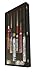 Pro UV 5 Baseball Bat Display Case Holder Rack Wall Mount Cabinet, Horizontal/Vertical (Black Finish)