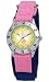 Disney Kids' Tinker Bell Time Teacher Pink Velcro Watch #D031S503