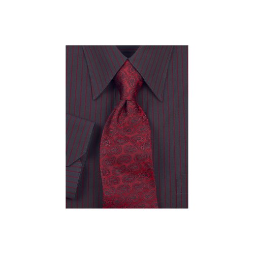 Paul Fredrick Paisley Motif Silk Tie
