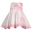 Rare Editions Toddler Girls 2T-4T PINK WHITE SEQUINED CAKE BALLOONS EYELET Birthday Party Dress
