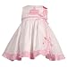 Rare Editions Toddler Girls 2T-4T PINK WHITE SEQUINED CAKE BALLOONS EYELET Birthday P...