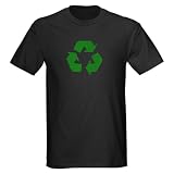 RECYCLE T-SHIRT GREEN ENVIRON Earth day Dark T-Shirt by CafePress