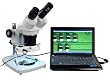 OMAX 5X-10X-15X-20X-30X-60X Digital Binocular Stereo Microscope with 54 LED Ring Light and USB Digital Camera