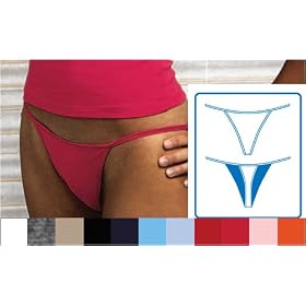 Buy Bella Cotton Spandex Bikini Thong by Bella
