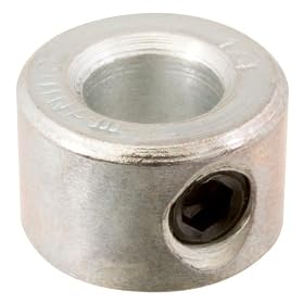 .6260 - .6280 I.D., 1 1/8 O.D., 1/2 Wide, One-Piece, Collars and Couplings Standard Machined Shaft Collars, Steel (1 Each)
