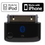 KOKKIA i10 フィールド (黒の豪華な）iPod/iPhone/iPad/iTouchのマルチストリーム超小型Bluetooth対応のiPodトランスミッタ。真のAppleの認証を使用してステレオマルチストリーム（2レシーバ1 iDeviceを楽しむことができます）。リモートコントロールとローカルiPod/iPhone/iPadボリュームコントロール機能。作品は、最新のiPod第6世代の小さなナノ、iPod touchの第4世代は、iPhoneの4 iPadと非常によく適合しています。