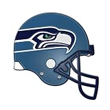 Pack of 4 NFL Seattle Seahawks Football Helmet Sports Decor Window Clings 12"