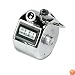 Officemate Handheld Tally Counter, Metal/Chrome (66222)