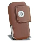 Covertec SX14203 Horizontal Luxury Leather Case for iPhone  BlackJack - Brown