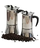 Stainless Steel 4 Cup Stovetop Coffee/ Espresso Maker by Danesco