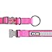 Pawtitas Lumberjack Padded Martingale Collar for Dogs | Soft Neoprene Dog Collar for Your pet's Comfort Made with Reflective Band for Maximum Visibility | Fits Small and Large Pets - Large Pink
