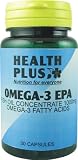 Health Plus Omega-3 Epa 1000mg Fish Oil Supplement - 30 Capsules