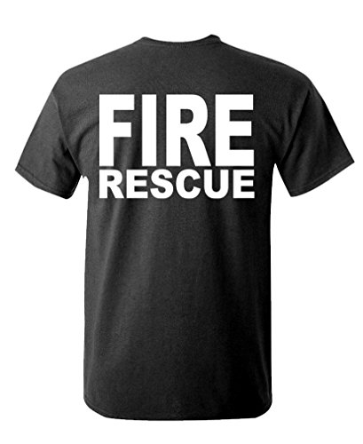 FIRE RESCUE - HI VIS REFLECTIVE - duty - Mens Cotton T-Shirt
