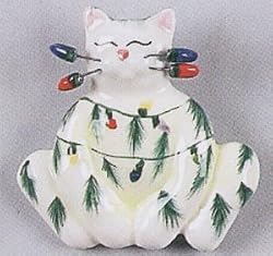 Whimsiclay Sparkie Cat Magnet