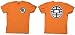 Dragon Ball Z - Mens Kame Symbol T-shirt in Orange, Size: Medium, Color: Orange