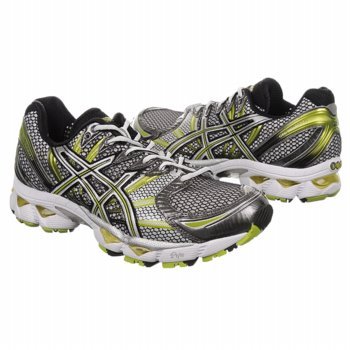 ASICS Men's GEL-Nimbus 12 Running Shoe,White/Lightning/Lime,8 M US