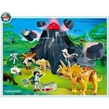 triceratops with baby playmobil