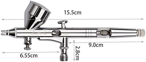 JZS Supa Deal 0.2mm Nozzle SP180 Dual Action Air Spray Paint Gun Airbrush Painting Tool Kit