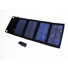 Mobile Phone Solar Charger & USB Solar Gadget Charger - Compatible with iPhone iPad HTC Nokia Samsung Android Blackberry and many more!! (Black) From ECO POWER SHOP