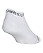 Under Armour Men's Charged Cotton No Show Socks, White, Medium