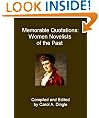 Memorable Quotations: Women Novelists of the Past