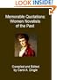 Memorable Quotations: Women Novelists of the Past