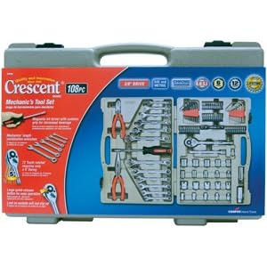 CRESCENT - 108-PC MECHANICS TOOL SET (CTOCTK108) by
