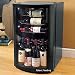 The Wine Enthusiast Vino-View 35-Bottle Wine Cellar - Black