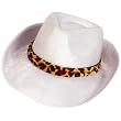 White Velvet Fedora Hat