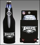 SET OF 2 PHILADELPHIA EAGLES CAN & BOTTLE KOOZIE COOLER