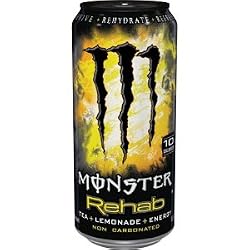 8 Pack - Monster Rehab - Tea + Lemonade + Energy - 15.5oz.