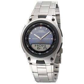 Casio Men's Sports Chronograph Alarm 10-Year Battery Databank Watch #AW80D-2AV
