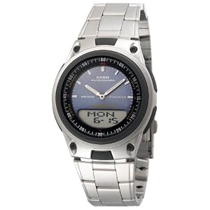 Casio Men’s AW80D-2AV Sports Chronograph Alarm 10-Year Battery Databank Watch